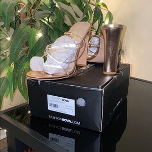 Drifting Slowly Heeled Sandals